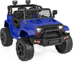 Best Choice Products 12V Kids Ride-On Truck Car with Spring Suspension and LED Lights