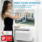 Midea 12,000 BTU U-Shaped Smart Inverter Window Air Conditioner�CCools up to 550 Sq. Ft.