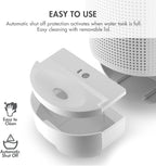 Sorbi 1000ml Air Dehumidifier w/Purifying Function, True HEPA Filter, Auto Shutoff, Touch Control Adjustable Air Speed, Ultra-Quiet, Ideal for Closets & Bathrooms