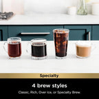 Ninja Pod & Grounds Single-Serve Coffee Maker 56-oz. Reservoir Stone PB051ST