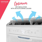 Frigidaire GHWQ103WC1 Inverter Quiet Temp Room Air Conditioner 10,000 BTU with Wi-Fi Connected