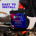 MM-H5 Start and Stop Car BCI Group Size 47 12V 60 AH, 100RC, 680 CCA Rechargeable AGM Car Battery
