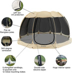 Alvantor Screen House Gazebo Pop Up Igloo Screened Canopy Tent with Mosquito Netting Sides