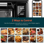 Air Fryer Toaster Oven Combo 13-in-1 32Qt APP & Voice Control Convection Oven Countertop