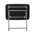 Lifetime 30-Inch Rectangle Folding Table, Light Commercial Grade, Indoor/Outdoor, Black
