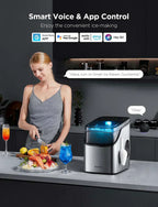 GoveeLife Smart Ice Maker Countertop Portable Ice Machine with Voice Control 9 Ice Cubes