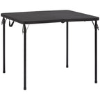 Mainstays 5-Piece 34 Square Centerfold Folding Card Table and 4 Folding Chairs Set, White