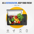 BougeRV 12 Volt Refrigerator 12V Car Fridge 23 Quart Portable Freezer Compressor Cooler