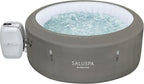 Bestway SaluSpa Miami EnergySense AirJet Inflatable Hot Tub Spa (71 x 26) | Portable Hot Tub with 2 Covers (1 Energy-Efficient Thermal Cover and 1 Standard Cover) | Fits Up to 2-4 Persons | Black