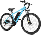 Qlife Racer Electric Bike for Adults - 21-Speed Mountain Lightweight Ebike