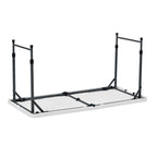Mainstays 4' Adjustable Height Centerfold Folding Table, White
