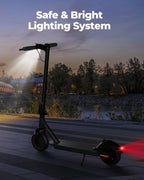 Electric Scooter 350W/500W Powerful Motor 8.5/10 Solid Tires 19/22Mph 28/21/12 Miles Range