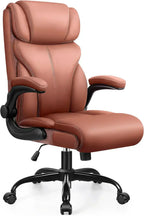 Office Chair Large High-Foot Computer Desk Chair Chair Lumbar Support Rotating Computer Chair
