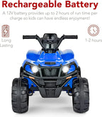 Best Choice Products 12V Kids Ride-On Electric ATV 4-Wheeler Quad Car Toy Bluetooth Audio