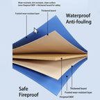 Beloadence Camping Table, Small Folding Table, Height Adjustable, for Camp, Cooking, BBQ, RV, Picnic