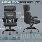Office Chair Large High-Foot Computer Desk Chair Chair Lumbar Support Rotating Computer Chair