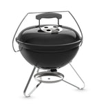 Weber Smokey Joe Charcoal Grill, 14 Inch Portable Charcoal Grill with Handle, Black