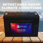 MM-H5 Start and Stop Car BCI Group Size 47 12V 60 AH, 100RC, 680 CCA Rechargeable AGM Car Battery