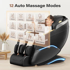 Full Body Massage Chair, 160° Zero Gravity Recliner with Body Scan, 50 SL Track Shiatsu Massage Chair, Spot Massage, Foot Roller