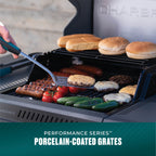 Charbroil Gas Grill, Performance Series FlavorMax 4 Burner Grill with Side Burner, Black