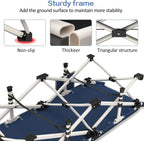 2 Pack Camping Cot with Mattress Comfortable Sleeping Cot Camping Cots for Adults 2 Person Folding Cot Heavy Duty Cots for Sleeping with Carry Bag Outdoor Indoor Home Vacation