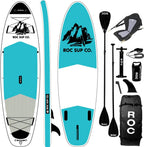 Roc Inflatable Stand Up Paddle Board with Premium SUP Paddle Board Accessories