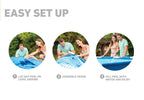 Intex 12 Ft x 30 Inches Metal Frame Set Above Ground Swimming Pool with Filter & Cover