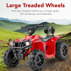Best Choice Products 12V Kids Ride-On Electric ATV 4-Wheeler Quad Car Toy Bluetooth Audio