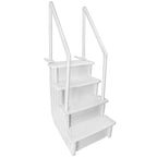 XtremepowerUS Pool Ladder 4-Step for 48-54 Above Ground Pools, 300LB, Swimming Pool Ladder