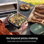 Ninja Artisan Outdoor Pizza Oven 12-inch 3-minute Pizza Neapolitan Thin Crust New York Chicago