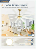 Ceiling Fan Indoor/Outdoor 8 Blades 65 inches