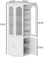 Corner wine cabinet with LED lights tall modern wine cabinet home bar wine storage cabinet