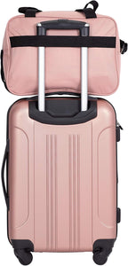 Hardside Travel Luggage Lilac Set of 4