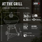 Weber Jumbo Joe Premium 22 Black Charcoal Grill