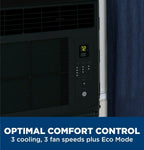 GE Window Air Conditioner Unit 5,000 BTU for Small Rooms up to 150 sq ft Manual Adjustable Fan