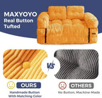 Folding Sofa Bed L-Shaped Convertible Sofa Bed with Armrests and Pillows
