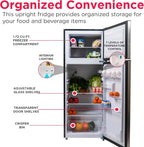 Frigidaire, 2 Door Apartment Size Refrigerator/Freezer Combo, 7.5 cu ft