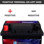 MM-H5 Start and Stop Car BCI Group Size 47 12V 60 AH, 100RC, 680 CCA Rechargeable AGM Car Battery
