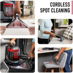 Hoover CleanSlate Plus Portable Carpet & Upholstery Spot Cleaner with Powerful Suction and Multiple Tools