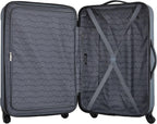 Hardside Travel Luggage Lilac Set of 4