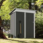 Devoko Outdoor Storage Shed Lockable Metal Garden Shed Steel Anti-Corrosion Storage House