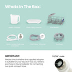 COMFEE' Portable Mini Dishwasher Countertop with 5L Built-in Water Tank
