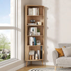 Corner Cabinet, 66.73'' Tall Modern Corner Bathroom Storage Cabinet