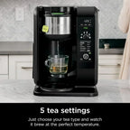Ninja Hot and Cold Brewed System Tea and Coffee Maker with Auto-iQ 50 oz Thermos