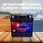 MM-H5 Start and Stop Car BCI Group Size 47 12V 60 AH, 100RC, 680 CCA Rechargeable AGM Car Battery