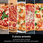 Ninja Artisan Outdoor Pizza Oven 12-inch 3-minute Pizza Neapolitan Thin Crust New York Chicago
