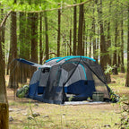 TIMBER RIDGE 8 Person Family Camping Tent Double Layer Waterproof Weather Resistant Tunnel Tent