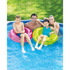 Intex: Beachside Metal Frame Pool - 10' x 30 - Above Ground Swimming, Puncture-Rust Resistant, T-Joint Setup, Family Water Play, 1185 Gal, 28206EP
