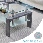 Living Room Rectangle Coffee Table Tea Table Suitable for Waiting Room Modern Side Coffee Table