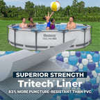 Bestway Steel Pro MAX 10'x30\ Metal Frame Above Ground Pool Set w/ Filter Pump & Cartridge